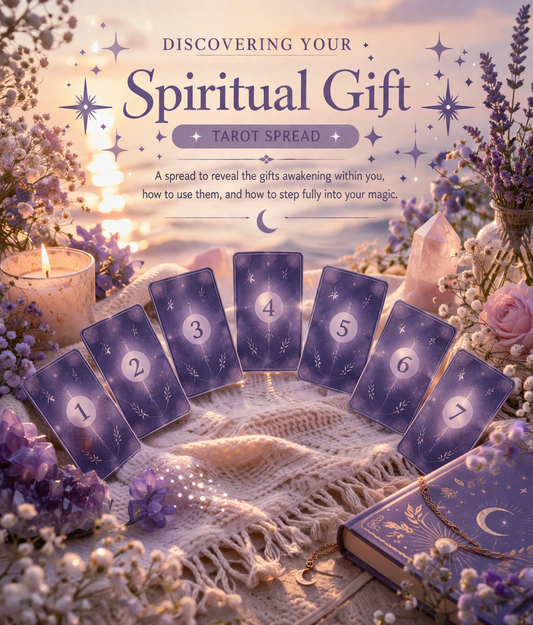 ✧ Discovering Your Spiritual Gift ✧ Tarot Reading

A soft, illuminating reading to reveal the gifts already awakening within you… and how to step fully into them.