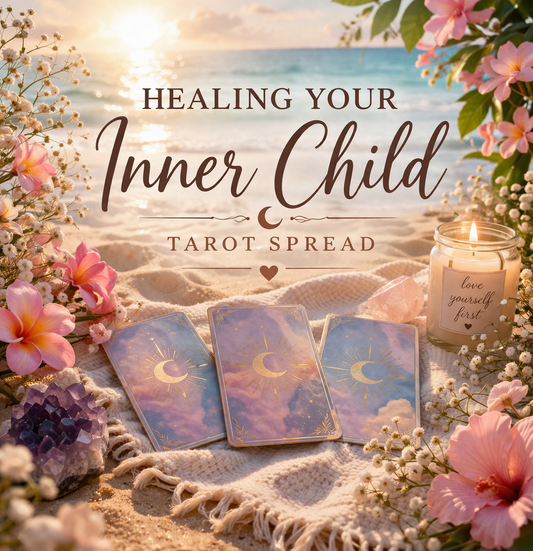 ✧ Healing Your Inner Child ✧ Tarot Spread
A gentle, deeply intuitive reading to reconnect you with the parts of yourself that still need love, understanding, and healing.